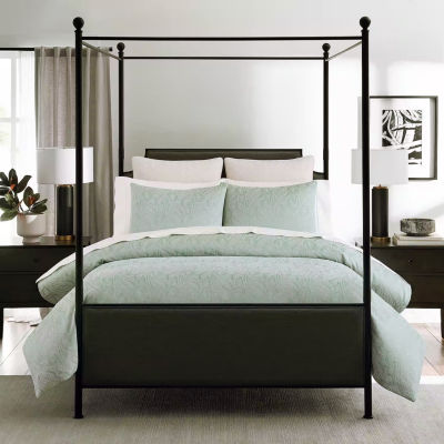 Fieldcrest Heritage Soft Paisley 3pc. Duvet Cover Set, Color Jade