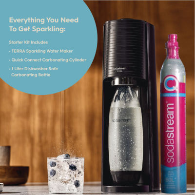 キッチン家電 soda stream SodaStream Terra Misty Blue Soda Machine and Sparkling