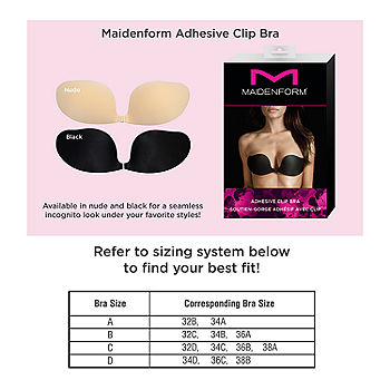 Maidenform Strapless/Backless Push-Up Combo Adhesive Wing