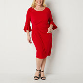 Jcpenney red 2025 dress plus size