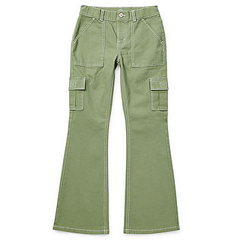 Thereabouts Little & Big Girls Adaptive Flare Cargo Pant