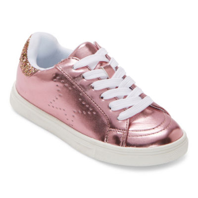 Thereabouts Little & Big Girls Sliver Sneakers