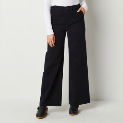 Knit High Rise Wide Leg Pant