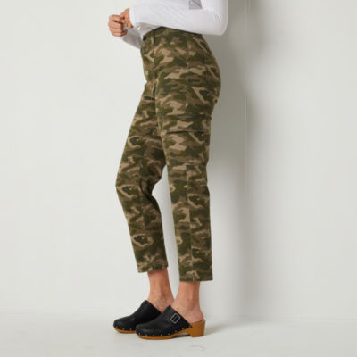 a.n.a Womens Highest Rise Tapered Cargo Pant