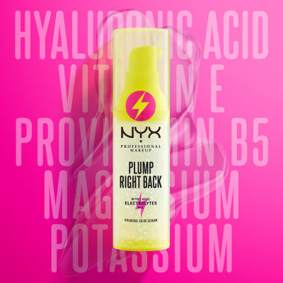 NYX Professional Makeup Plump Right Back Primer + Serum