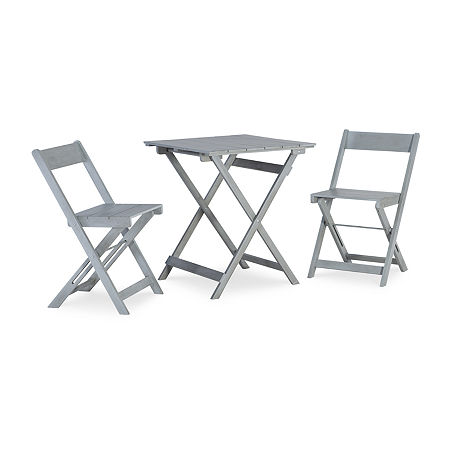 Riverview 3-pc. Patio Bistro Set, One Size, Gray