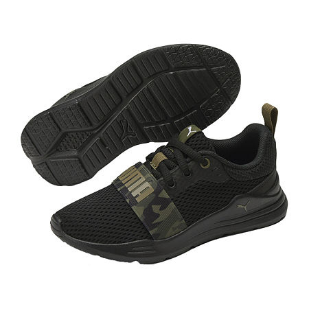  Puma Wired Run Og Camo Little Boys Running Shoes