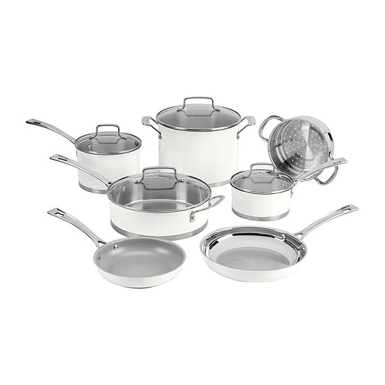 Cuisinart 11-pc. Stainless Steel Dishwasher Safe Cookware Set