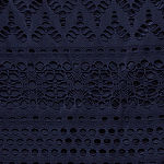 R & K Originals 3/4 Sleeve Lace Fit + Flare Dress