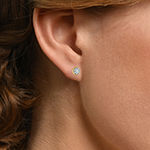 Diamond Addiction 1/10 CT. T.W. Genuine White Diamond 10K Gold Stud Earrings