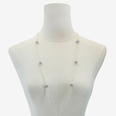 Monet Jewelry Silver Tone Strand Necklace