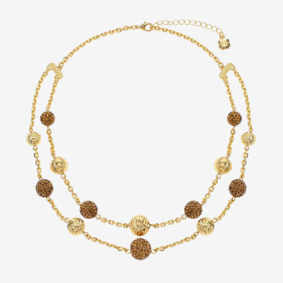 Monet Jewelry Layered 17 Inch Rope Round Strand Necklace