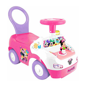 Disney Collection Minnie Mouse Sounds N Ice-Cream Car Lights Ride-On