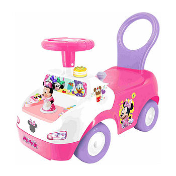 Car Mouse Disney Minnie Collection Ice-Cream Ride-On Lights Sounds N