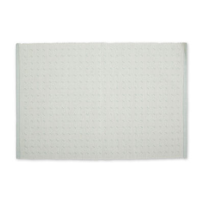 Design Imports Misty Blue Dobby Dots Rib 6-pc. Placemat