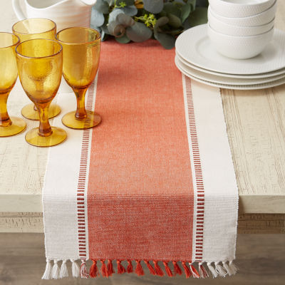 Design Imports Dobby Stripe Table Runners