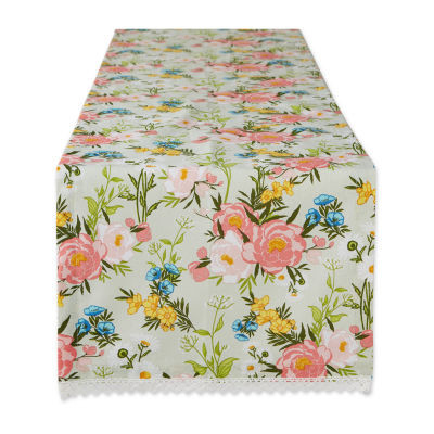 Design Imports Spring Bouquet Table Runner