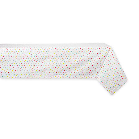 Design Imports Multi Polka Dots Print Tablecloth, One Size, Multiple Colors