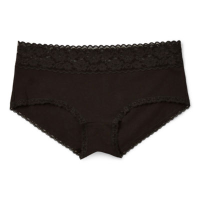 Arizona Body Organic Cotton with Lace Boyshort Panty