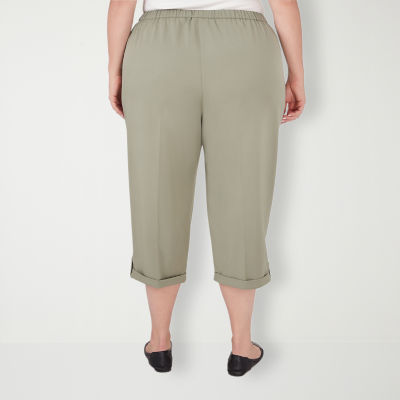 Alfred Dunner Tuscan Sun Mid Rise Plus Capris