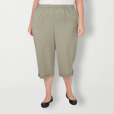 Alfred Dunner Tuscan Sun Mid Rise Plus Capris