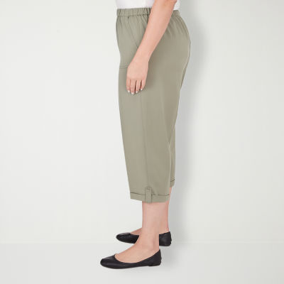 Alfred Dunner Tuscan Sun Mid Rise Plus Capris