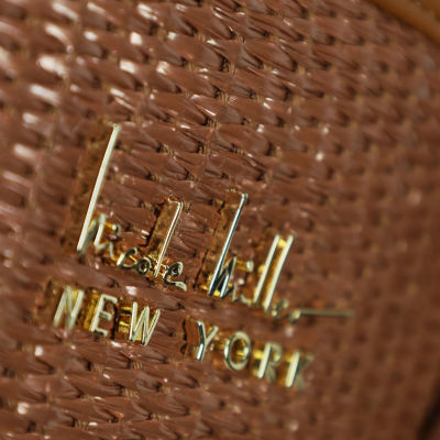Nicole Miller Straw Satchel