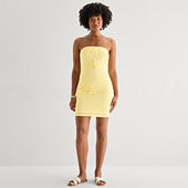 forever 21 yellow bodycon dress FREE SHIPPING NWT Forever 21 Cutout Mini Bodycon Dress Size M Citron Yellow