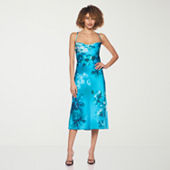 satin dress for women Red Satin Slip Dress