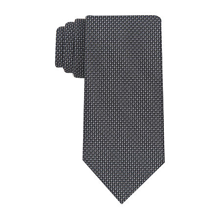 Collection By Michael Strahan Tonal Tie, One Size, Black