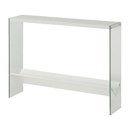 Soho Console Table, One Size, White