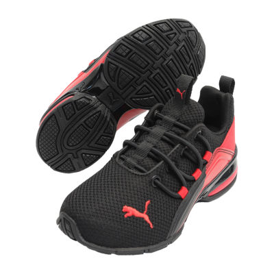 PUMA Axelion Break Little Boys Running Shoes, Color: Black Red - JCPenney