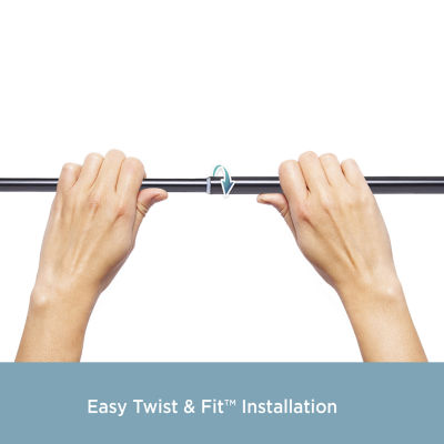 Kenney Twist & Fit 5/8 IN Tension Curtain Rod