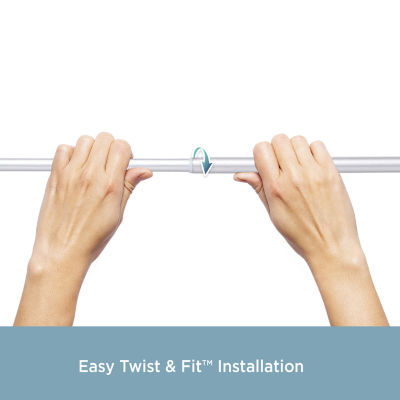 Kenney Twist & Fit 5/8 IN Tension Curtain Rod