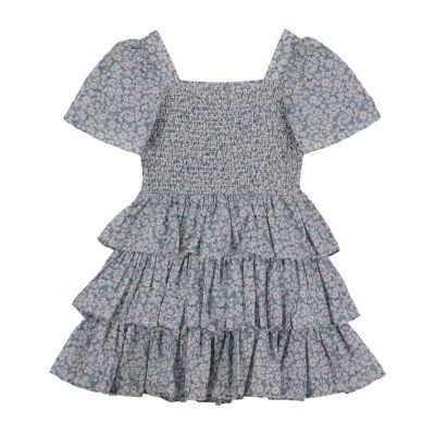 Pastourelle By Pippa & Julie Big Girls Short Sleeve A-Line Dress