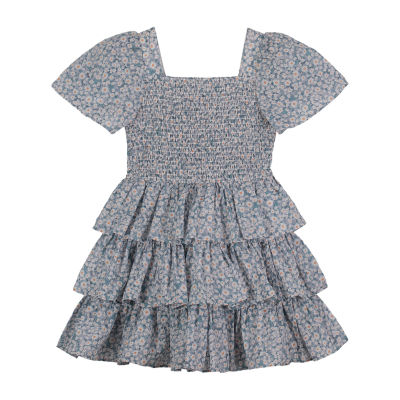 Pastourelle By Pippa & Julie Big Girls Short Sleeve A-Line Dress