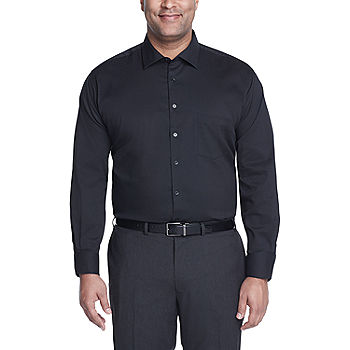 Van Heusen Stain Shield Mens Big and Tall Spread Collar Long