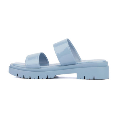 Olivia Miller Womens Tempting Flat Sandals