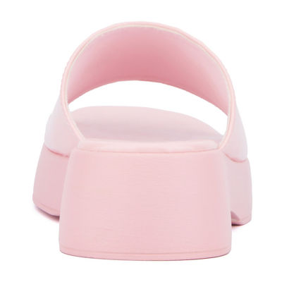 Olivia Miller Womens Ambition Flat Sandals