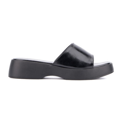 Olivia Miller Womens Ambition Flat Sandals