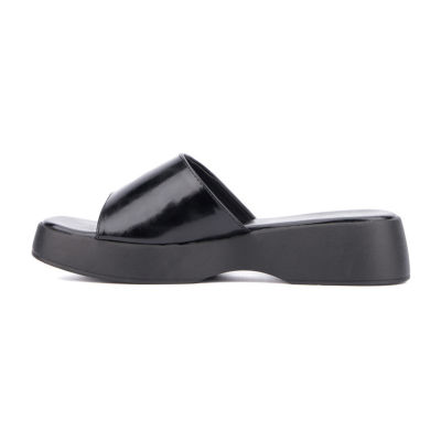 Olivia Miller Womens Ambition Flat Sandals