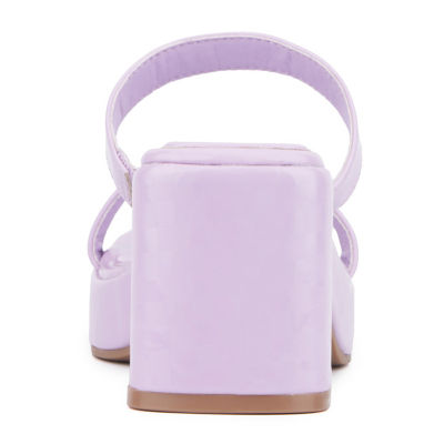 Olivia Miller Womens Savage Heeled Sandals