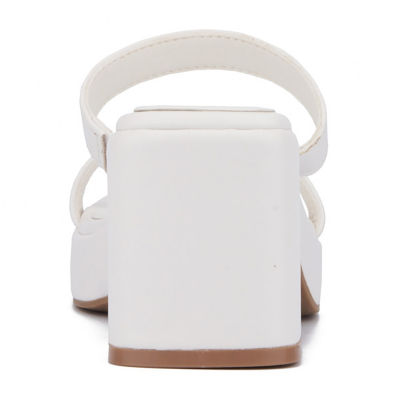 Olivia Miller Womens Savage Heeled Sandals