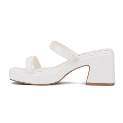 Olivia Miller Womens Savage Heeled Sandals