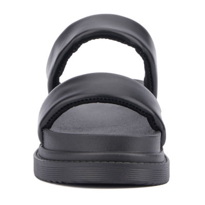 Olivia Miller Womens Pto Flat Sandals