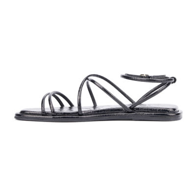 Olivia Miller Womens Public Eye Strap Sandals