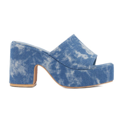 Olivia Miller Womens Crush Heeled Sandals