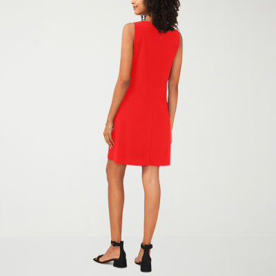 MSK Womens Sleeveless Shift Dress