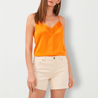 Sam And Jess Womens V Neck Sleeveless Blouse