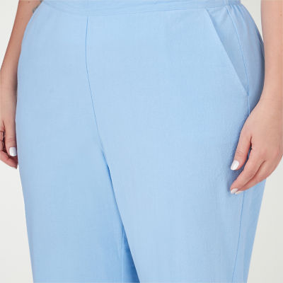 Alfred Dunner Hyannis Port Mid Rise Plus Capris